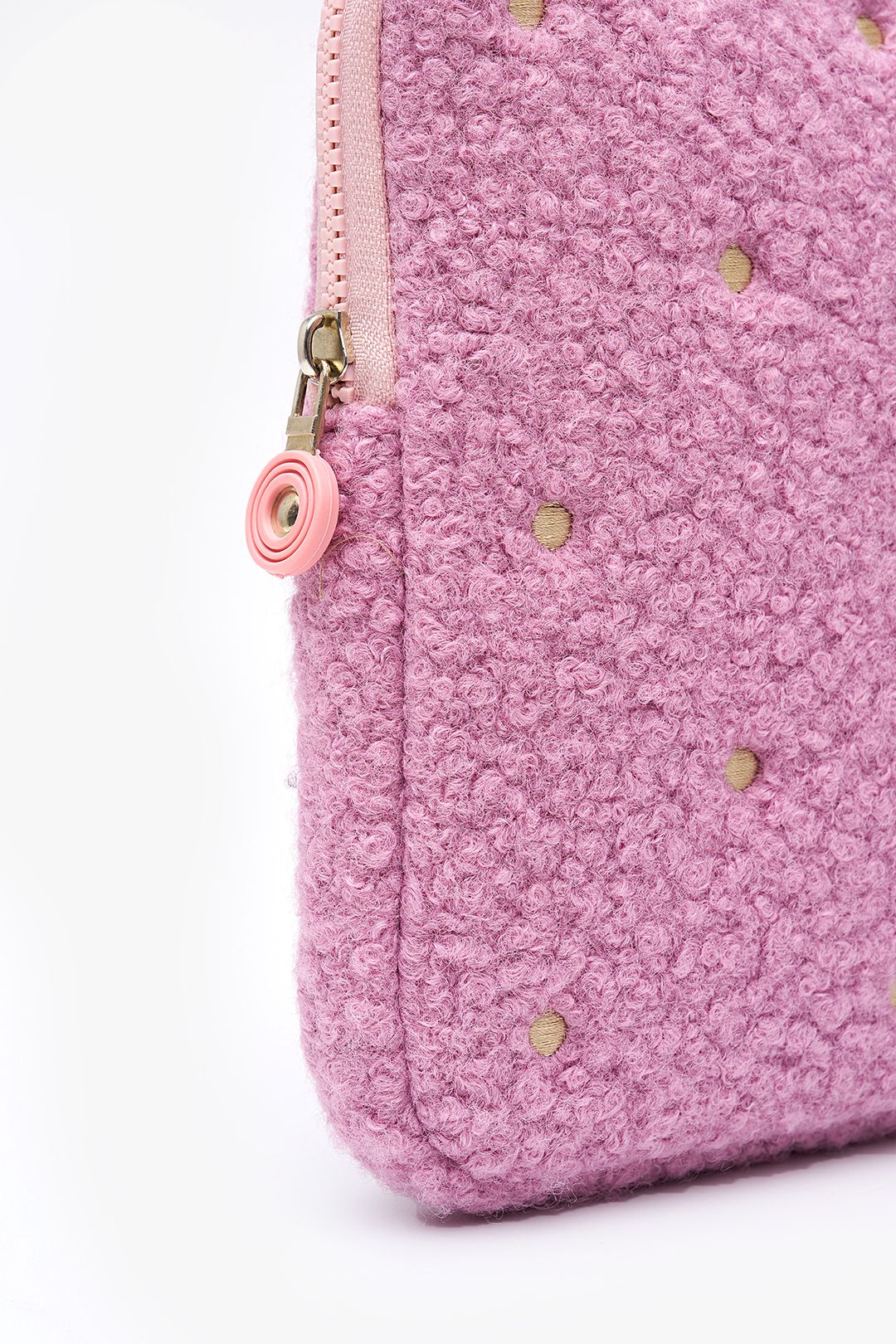 Puantiyeli Tablet Kılıfı 10” & 11” İnç Uyumlu - Pembe