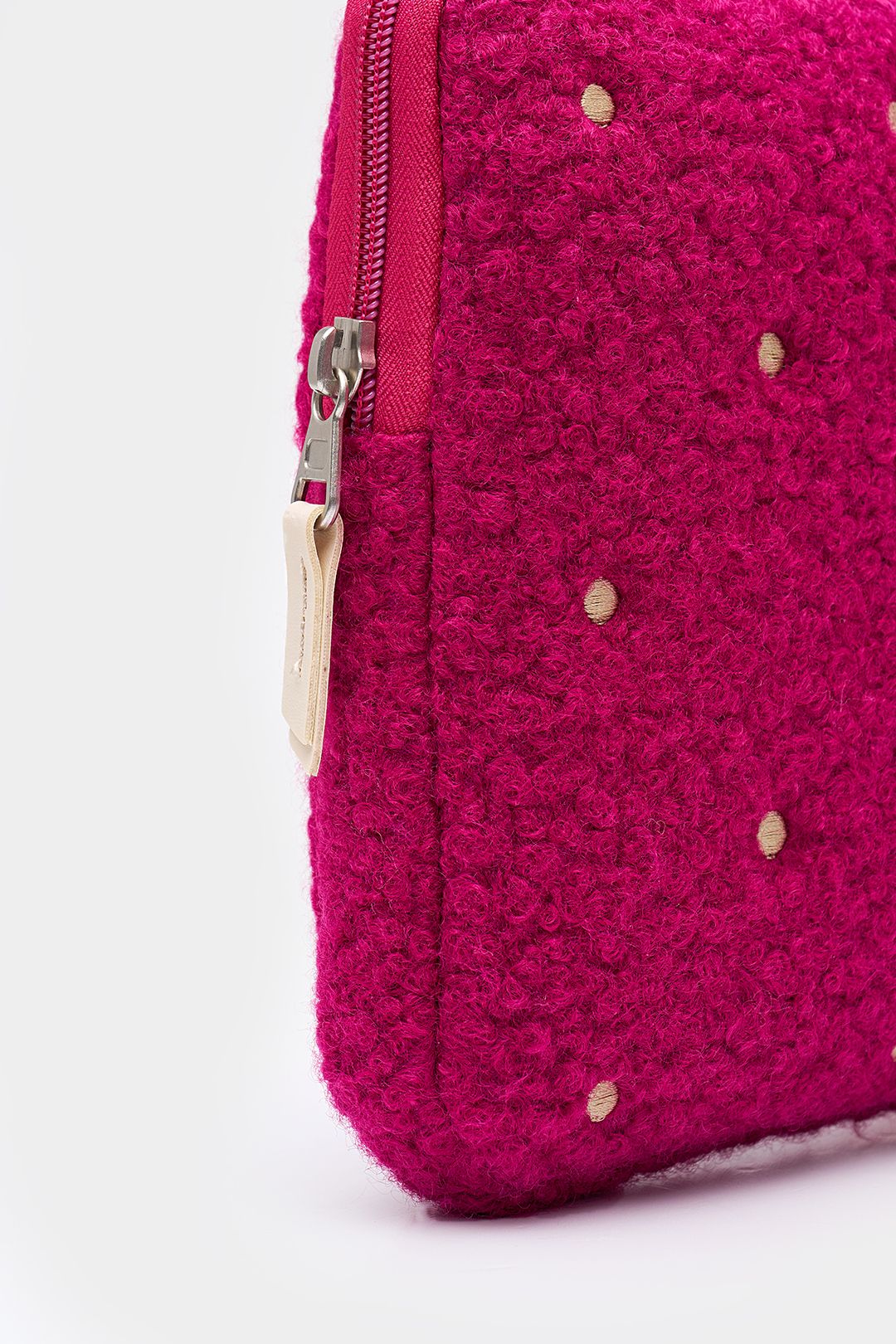 Puantiyeli Tablet Kılıfı 10” & 11” İnç Uyumlu - Fuşya