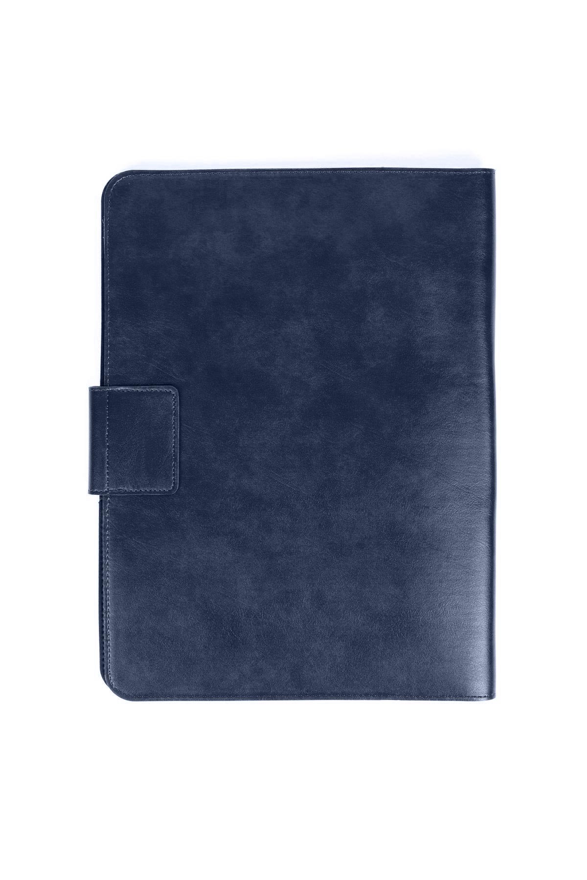 Macbook Air Pro 15-16 İnç Organizer Evrak & Laptop & Tablet Çantası - Lacivert Nova