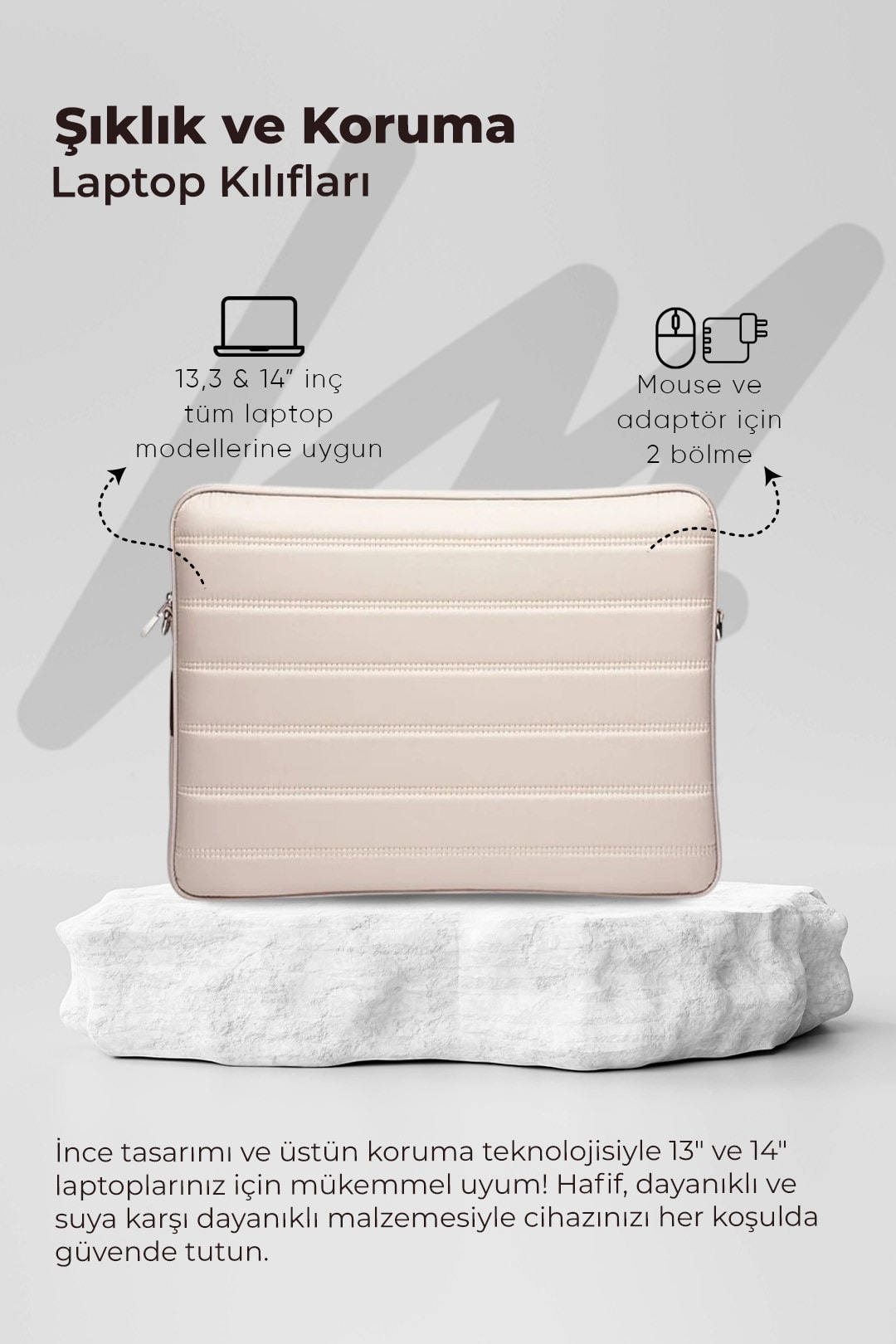 Laptop Kılıfı Su Geçirmez MacBook Air Pro 13-14 inç
