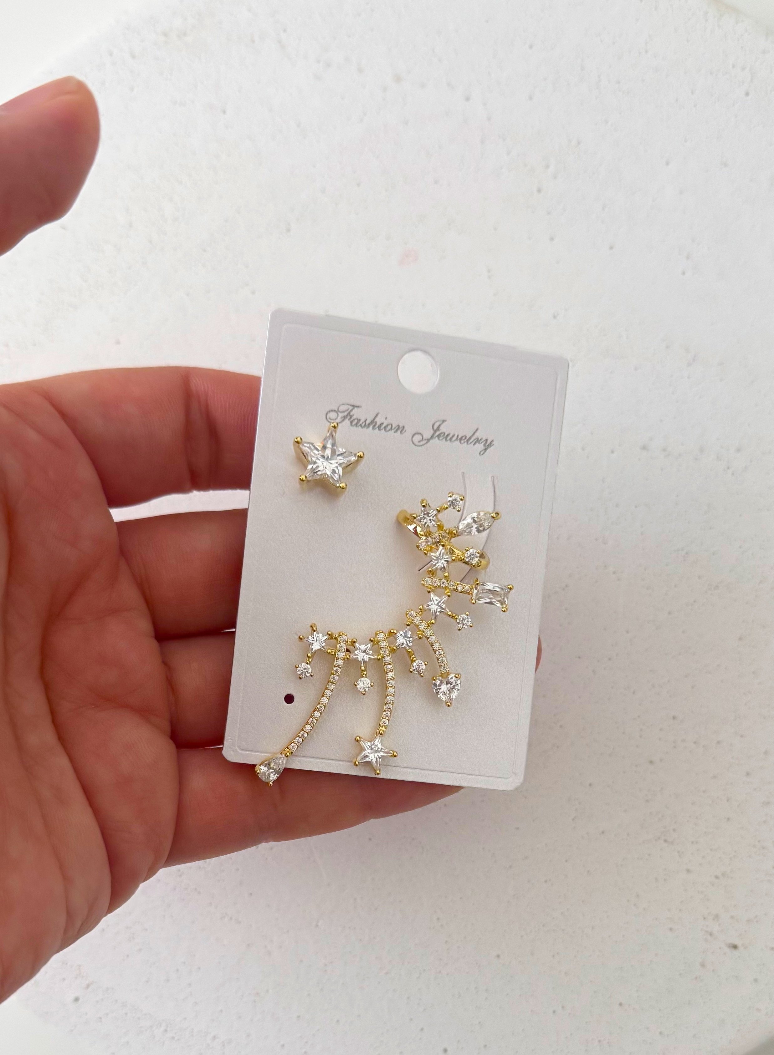 Premium 2li Kıkırdak Küpe Set