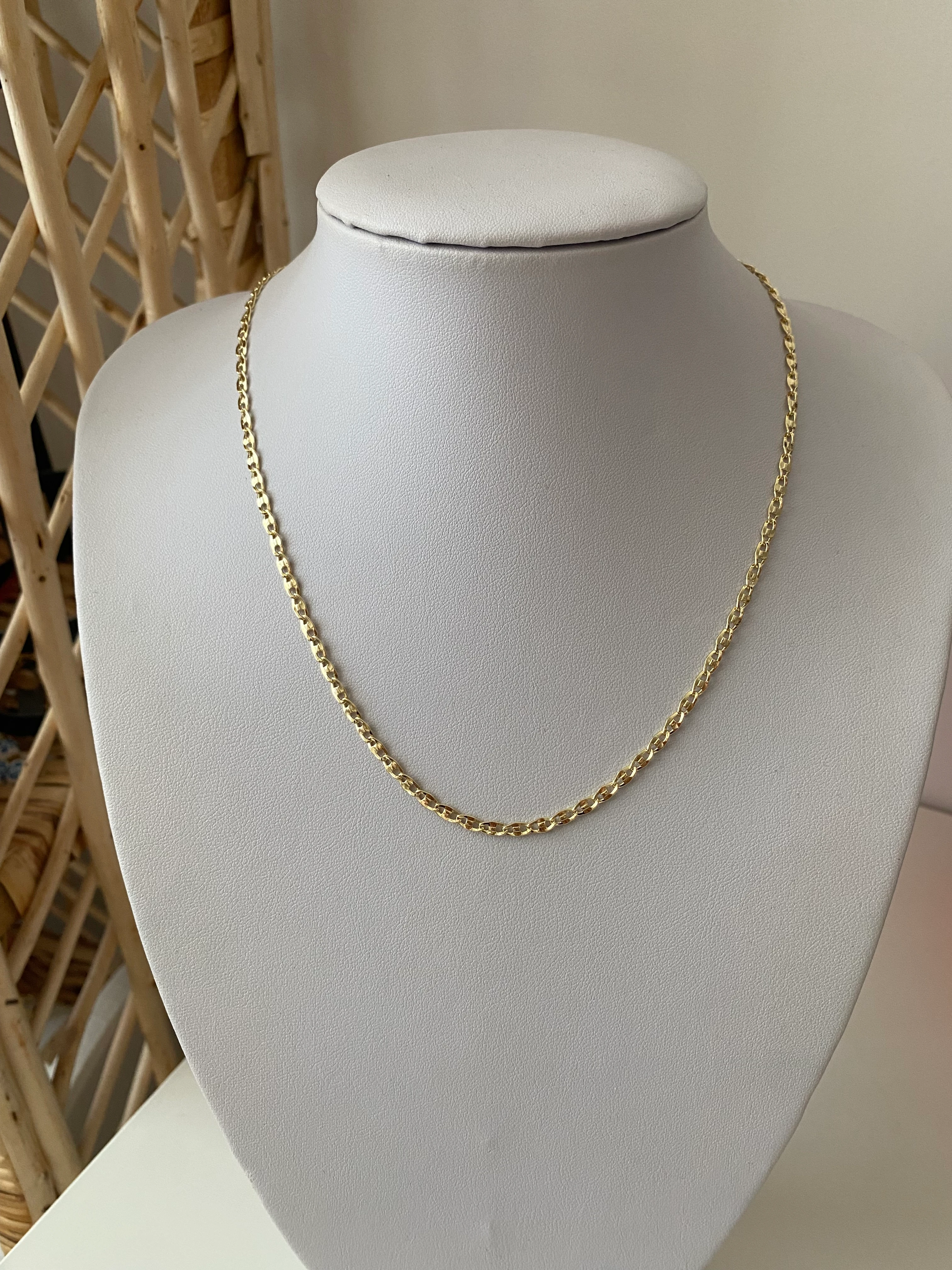 14K Seri Lazer Kesim Zincir