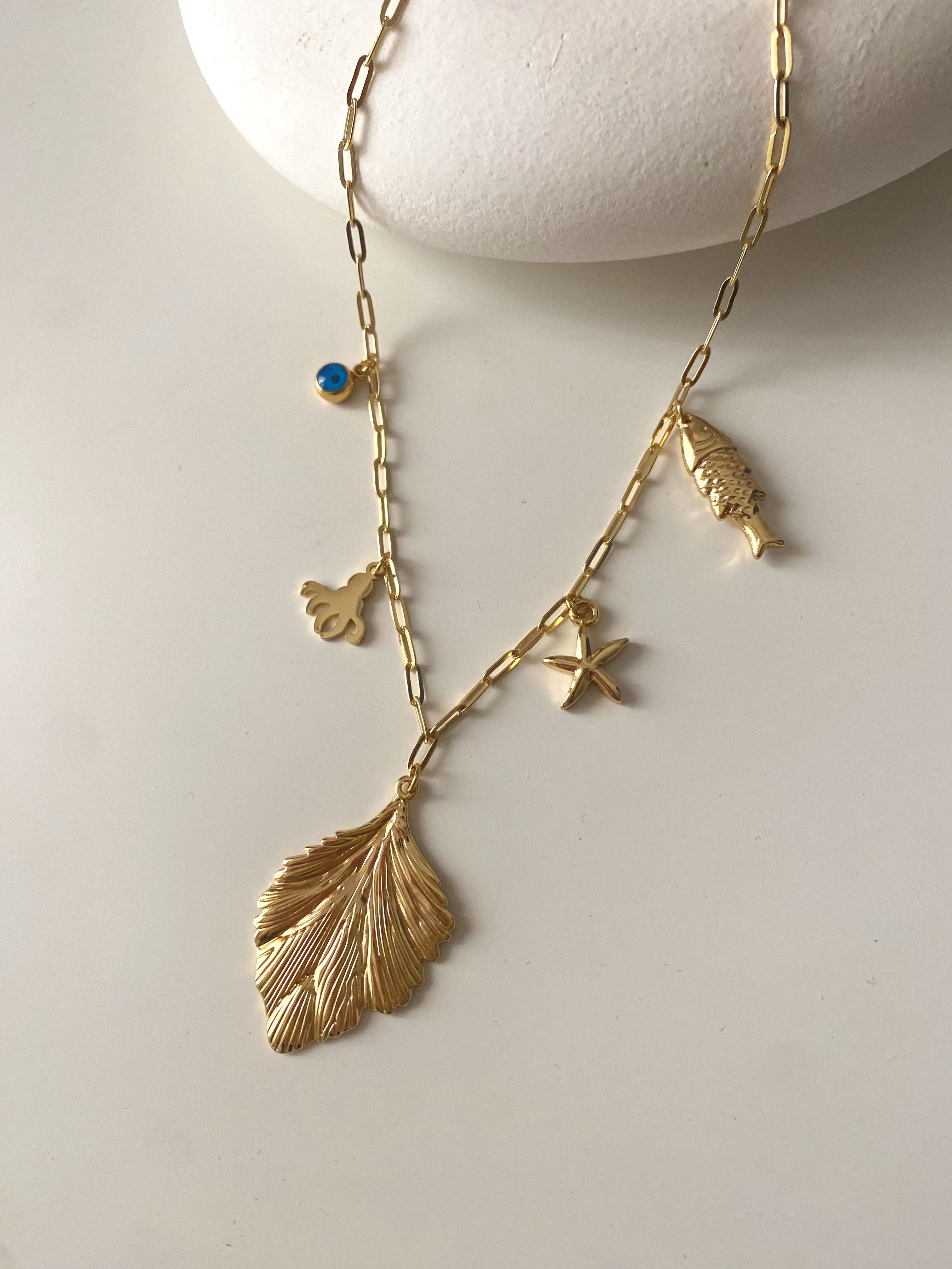 Çelik Summer Charm Kolye