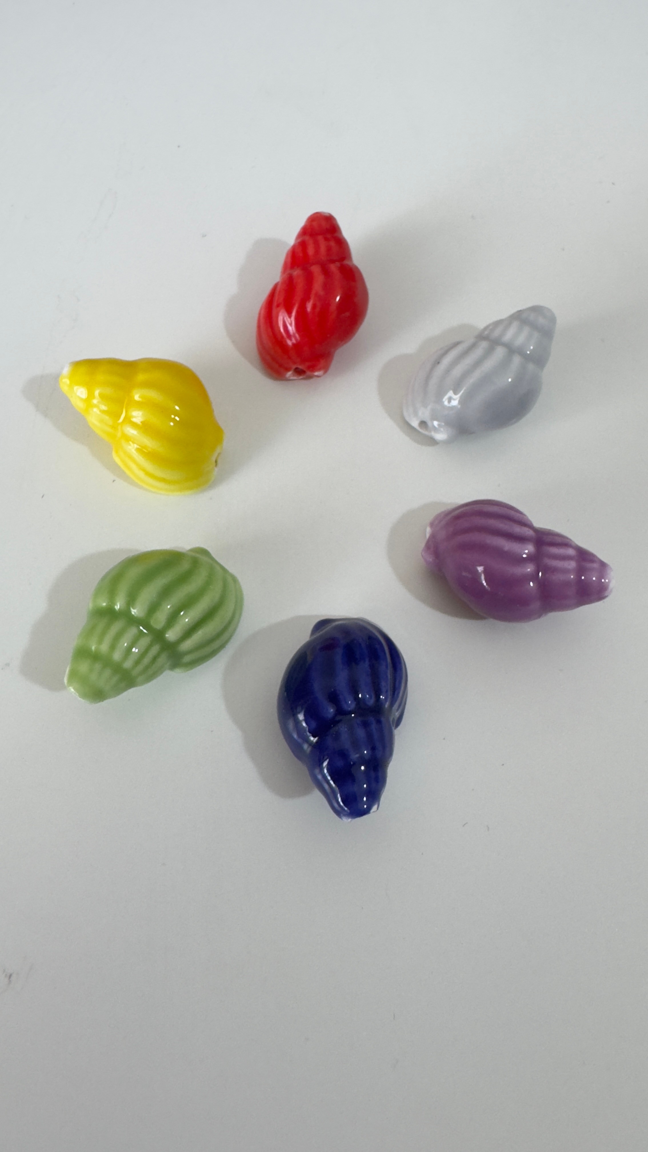Crab Mix ve Çelik Deniz Kabuğu Kolye Set