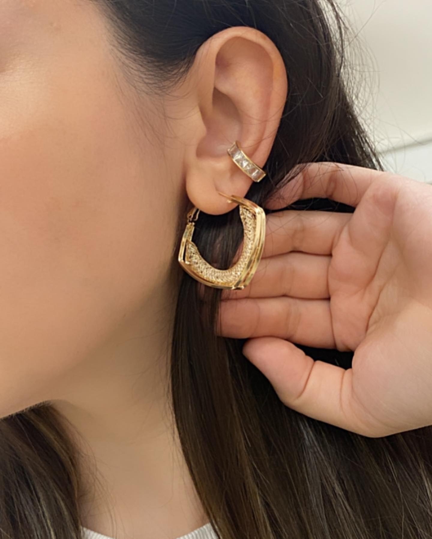 Baget Taşlı Earcuff