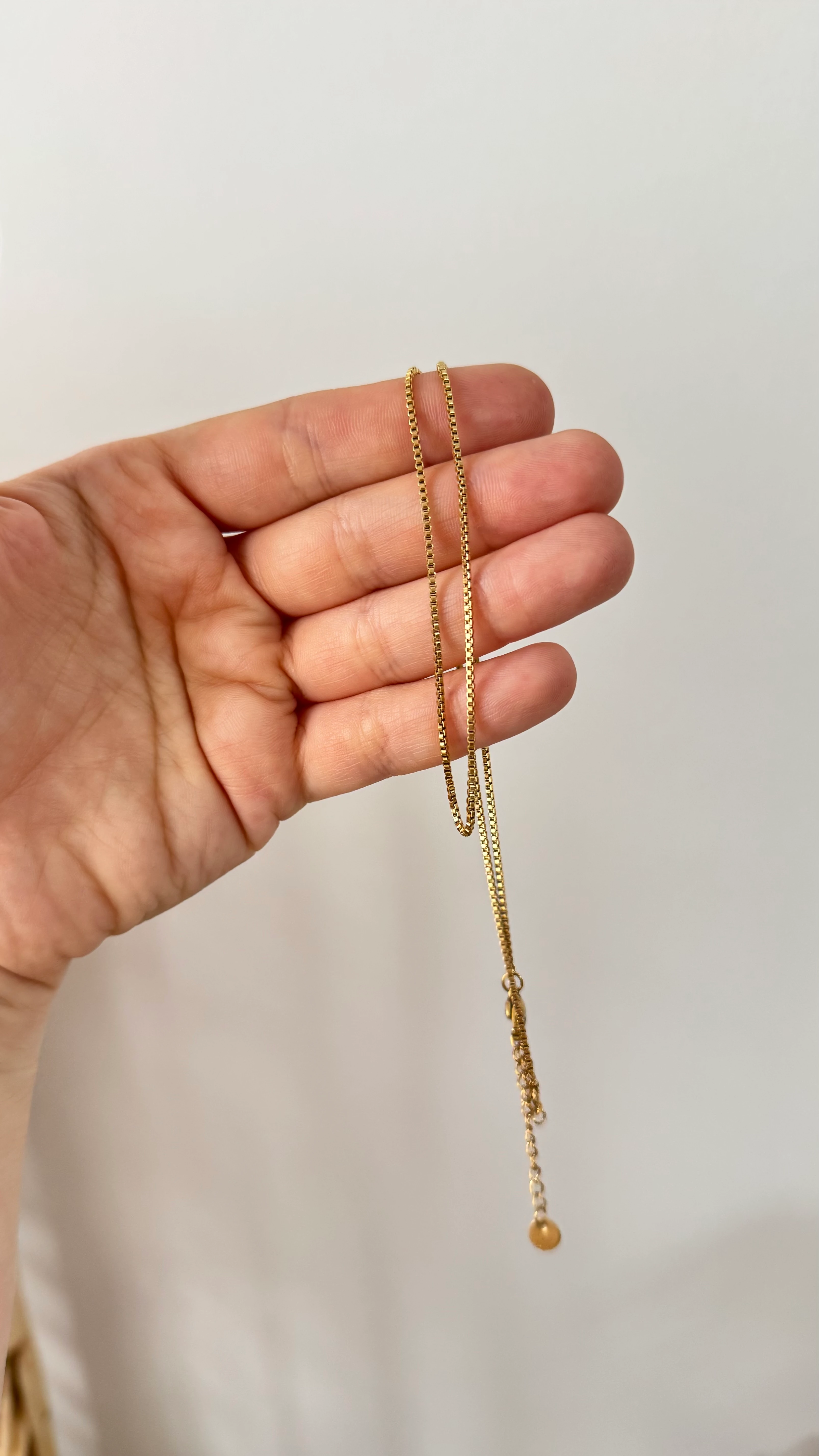 Çelik Kutu Zincir Kolye