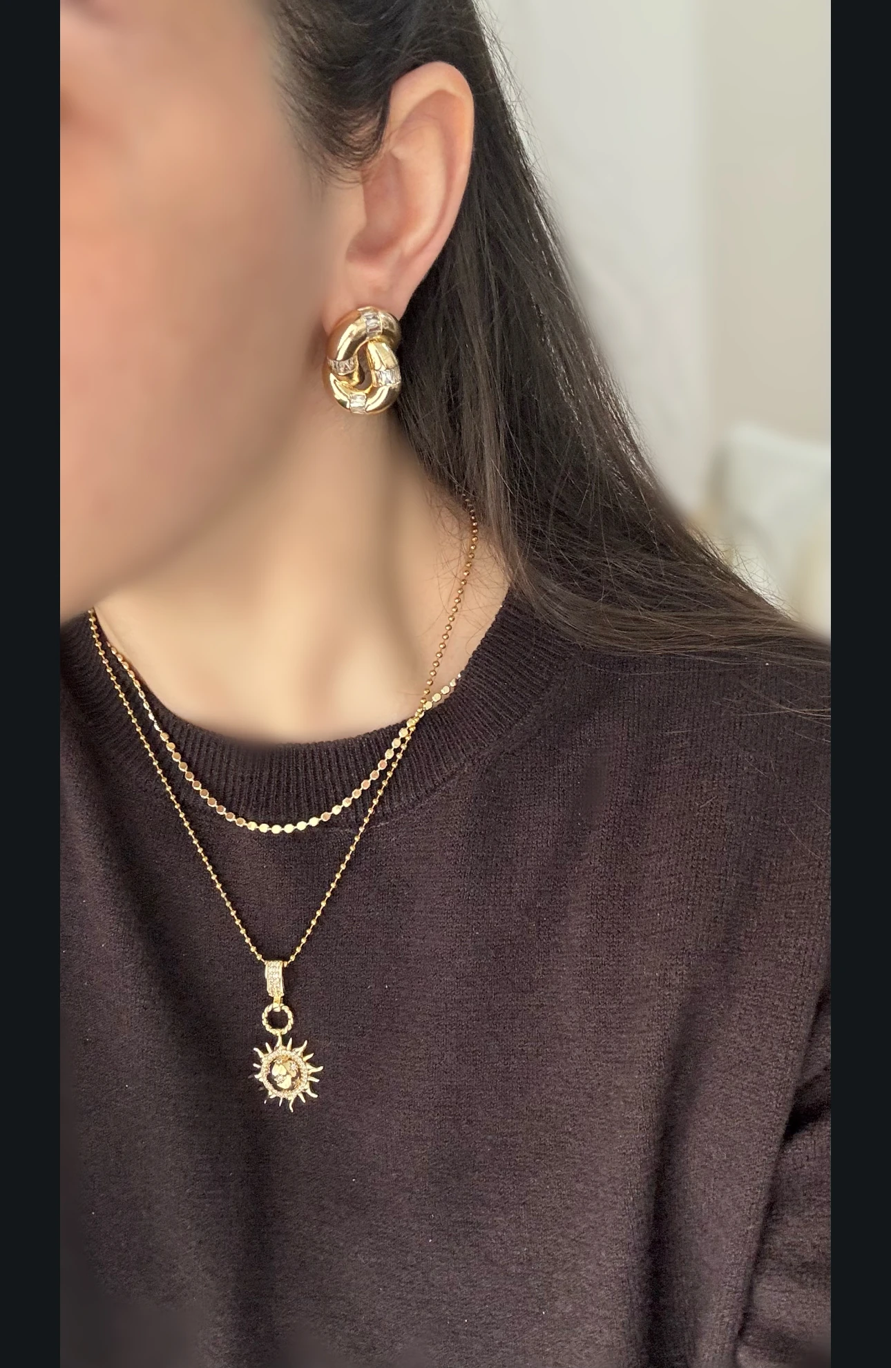 Özel Seri Düğüm Küpe