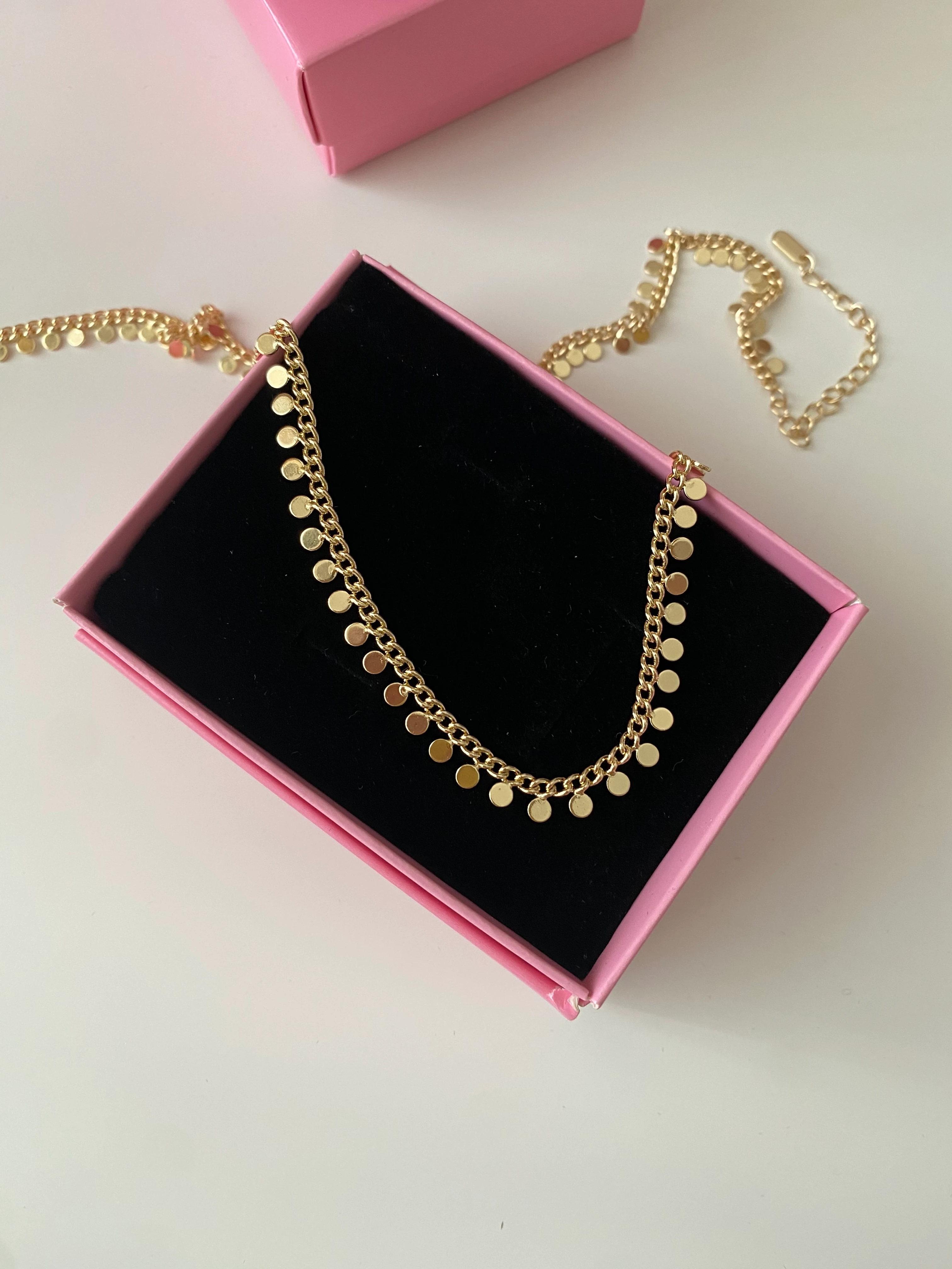 14K Pul Zincir Kolye