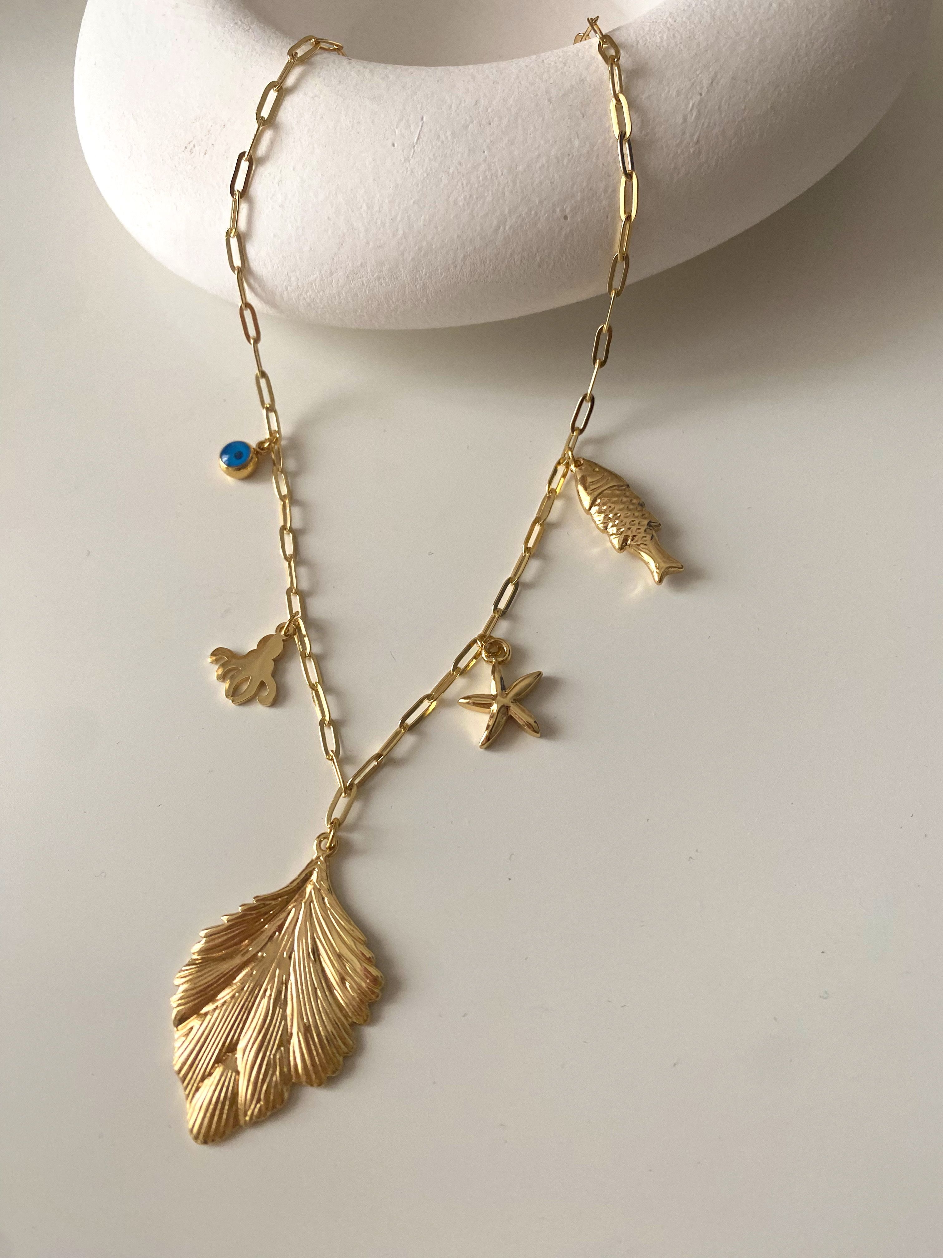 Çelik Summer Charm Kolye