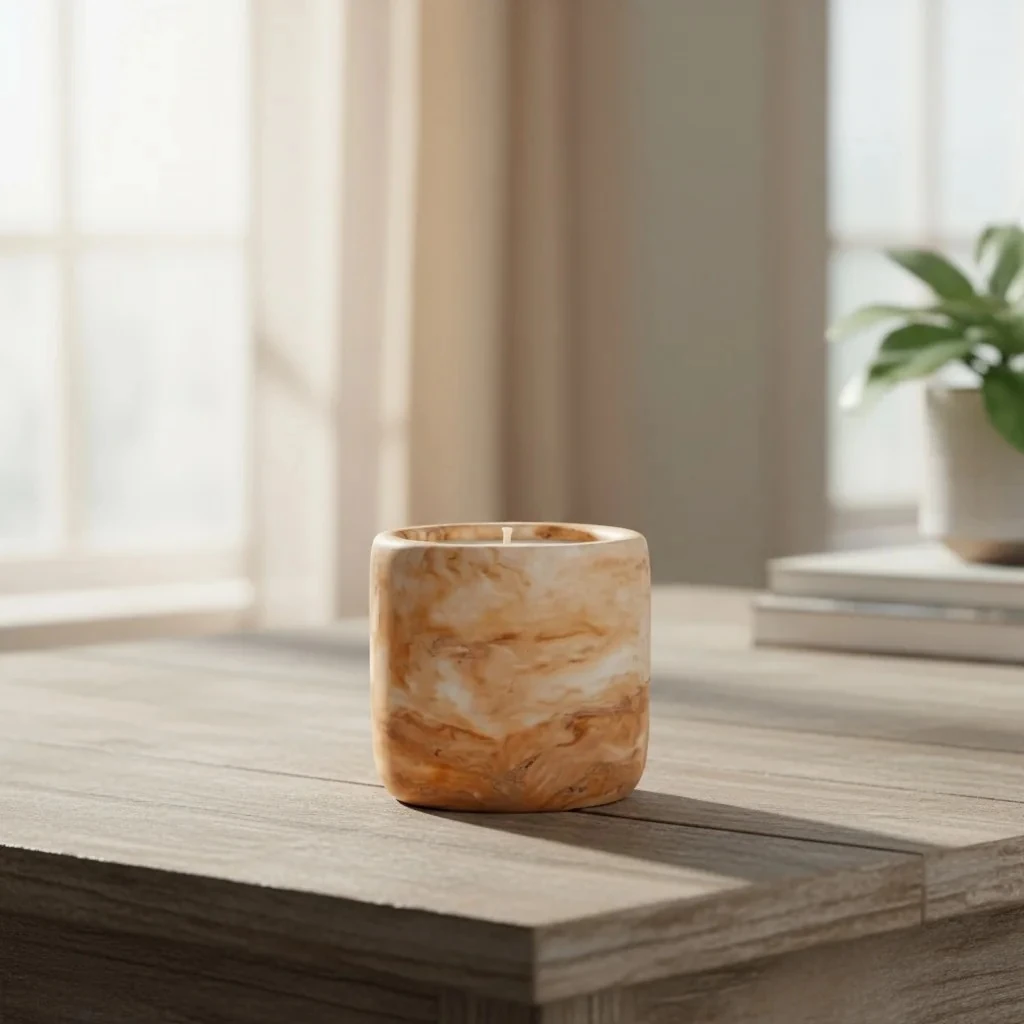 Seuolvie Handmade Sandal Ağacı Beton Mum