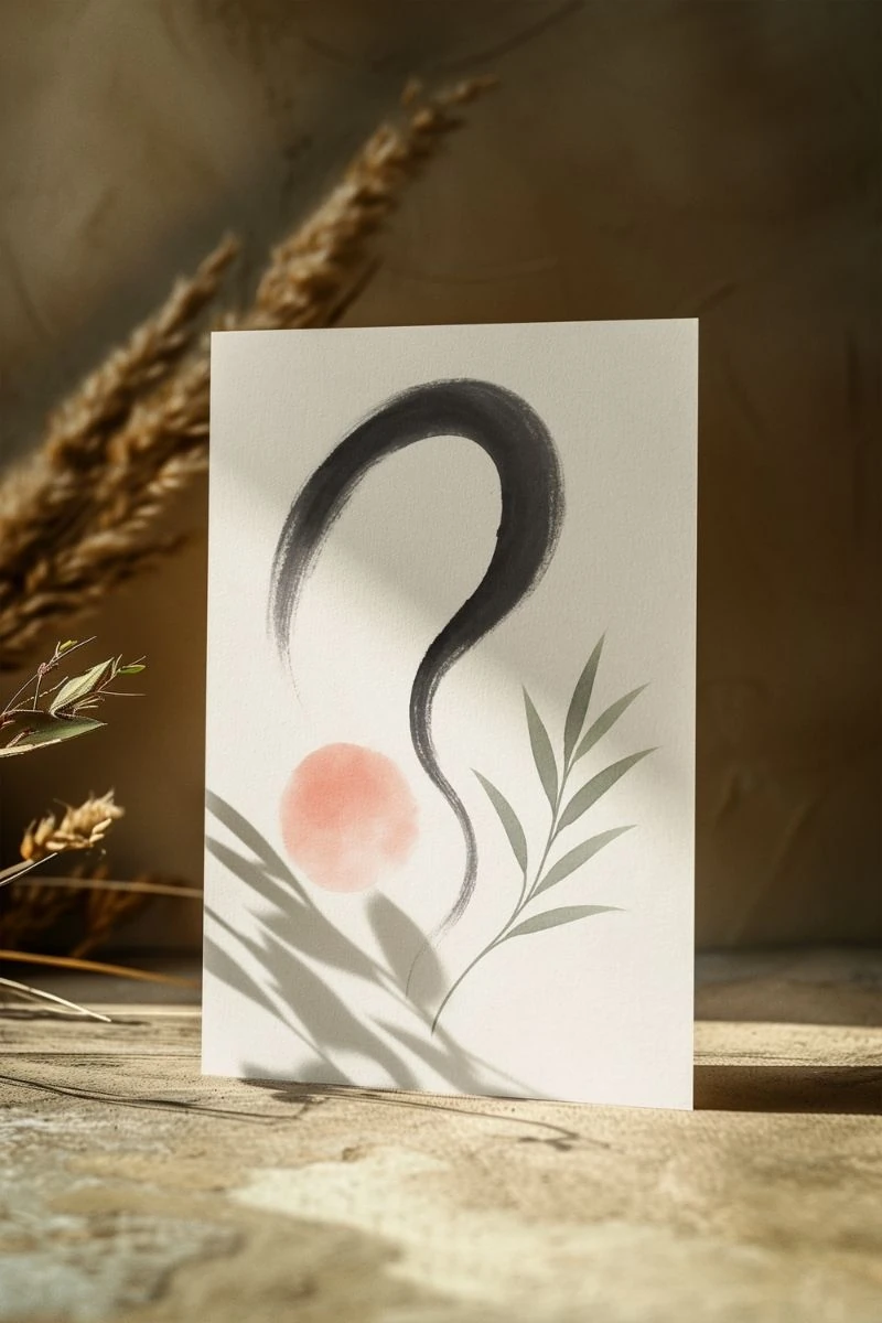 Soyut Koleksiyonu - 고요한 선 (Sessiz Hatlar) Art Print - Poster