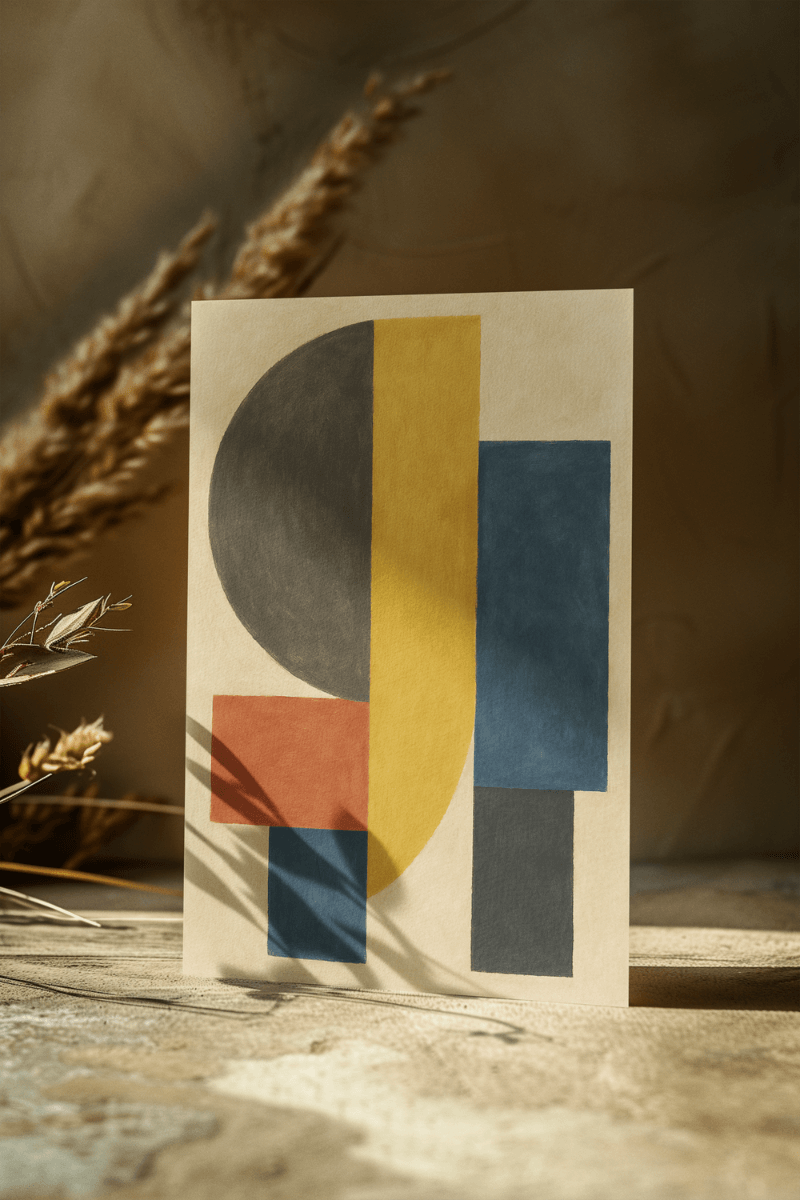 Modern Form Koleksiyonu 표면의 리듬 – Yüzeyin Ritmi SK8 Art Print - Çerçevesiz Poster