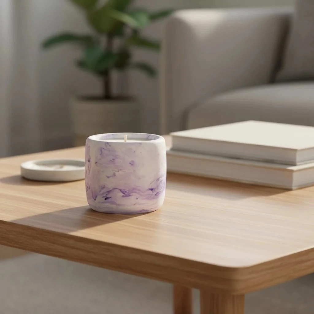 Seuolvie Handmade Lavanta Beton Mum