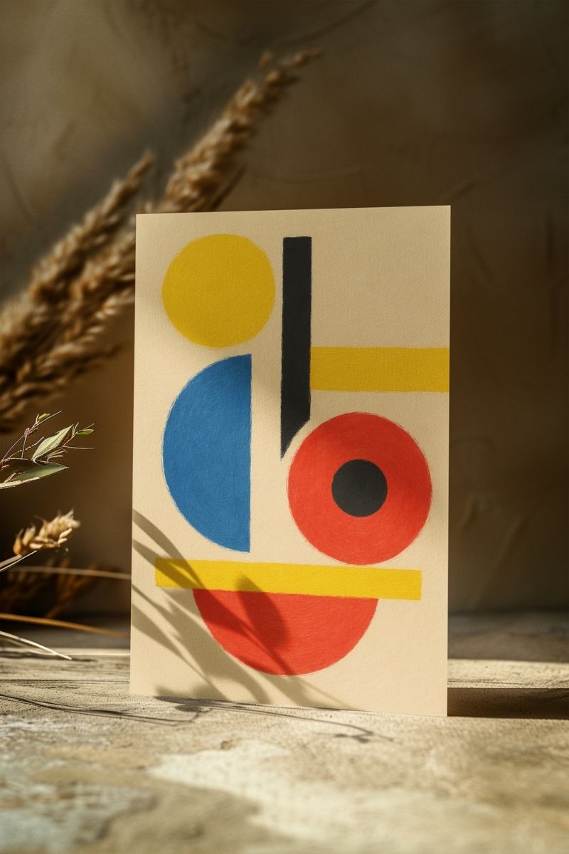 Modern Form Koleksiyonu 색의 언어 – Renklerin Dili SK5 Art Print - Çerçevesiz Poster