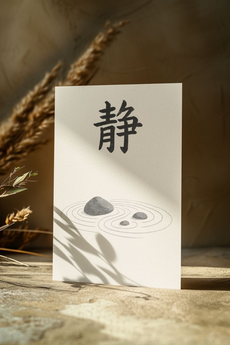 Sessiz Estetik Koleksiyonu 静 (Sessizlik) SE14 Art Print - Çerçevesiz Poster