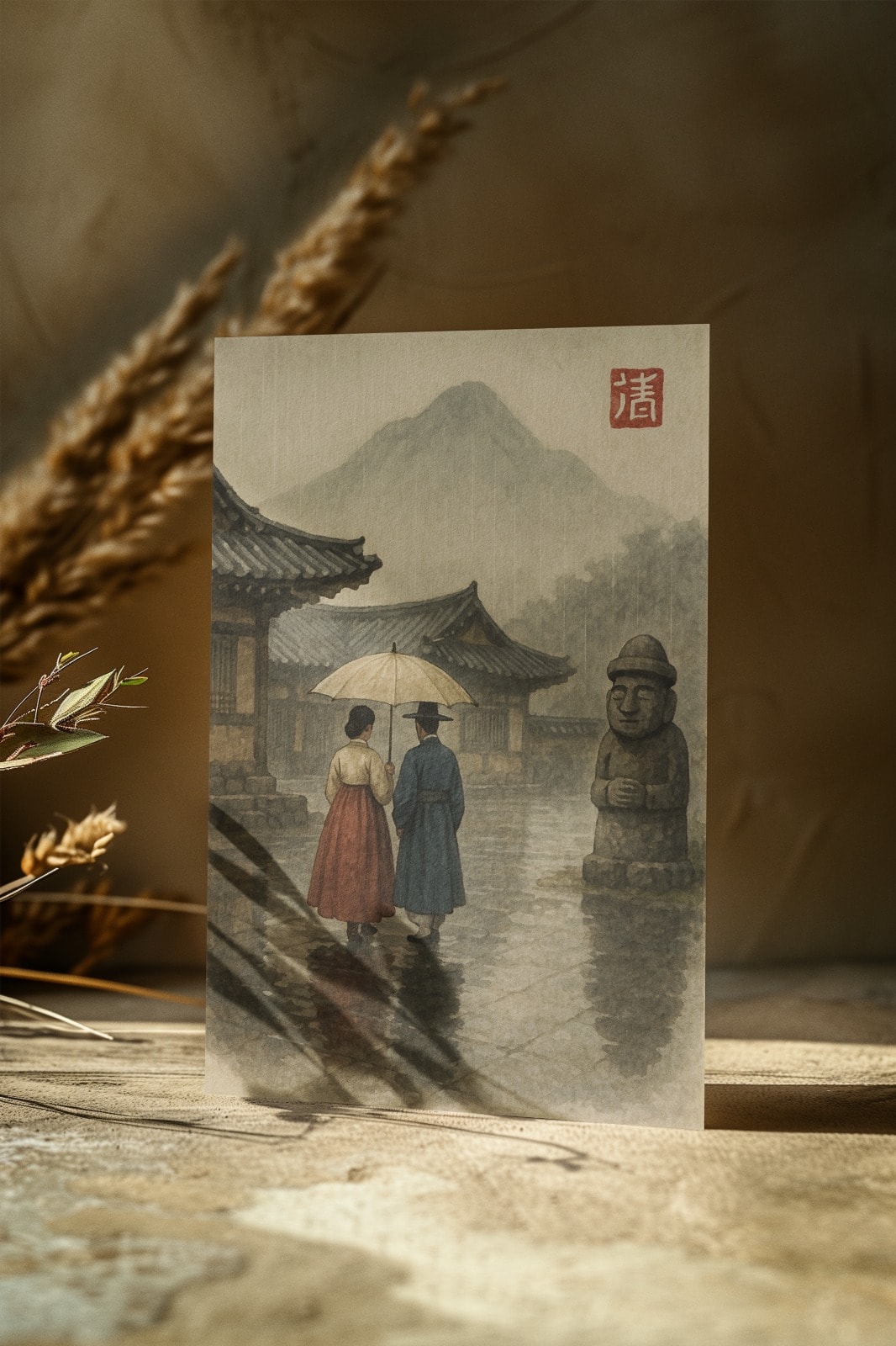 Sessiz Estetik Koleksiyonu - 희망 (Heemang) Umut - Art Print - Çerçevesiz Poster