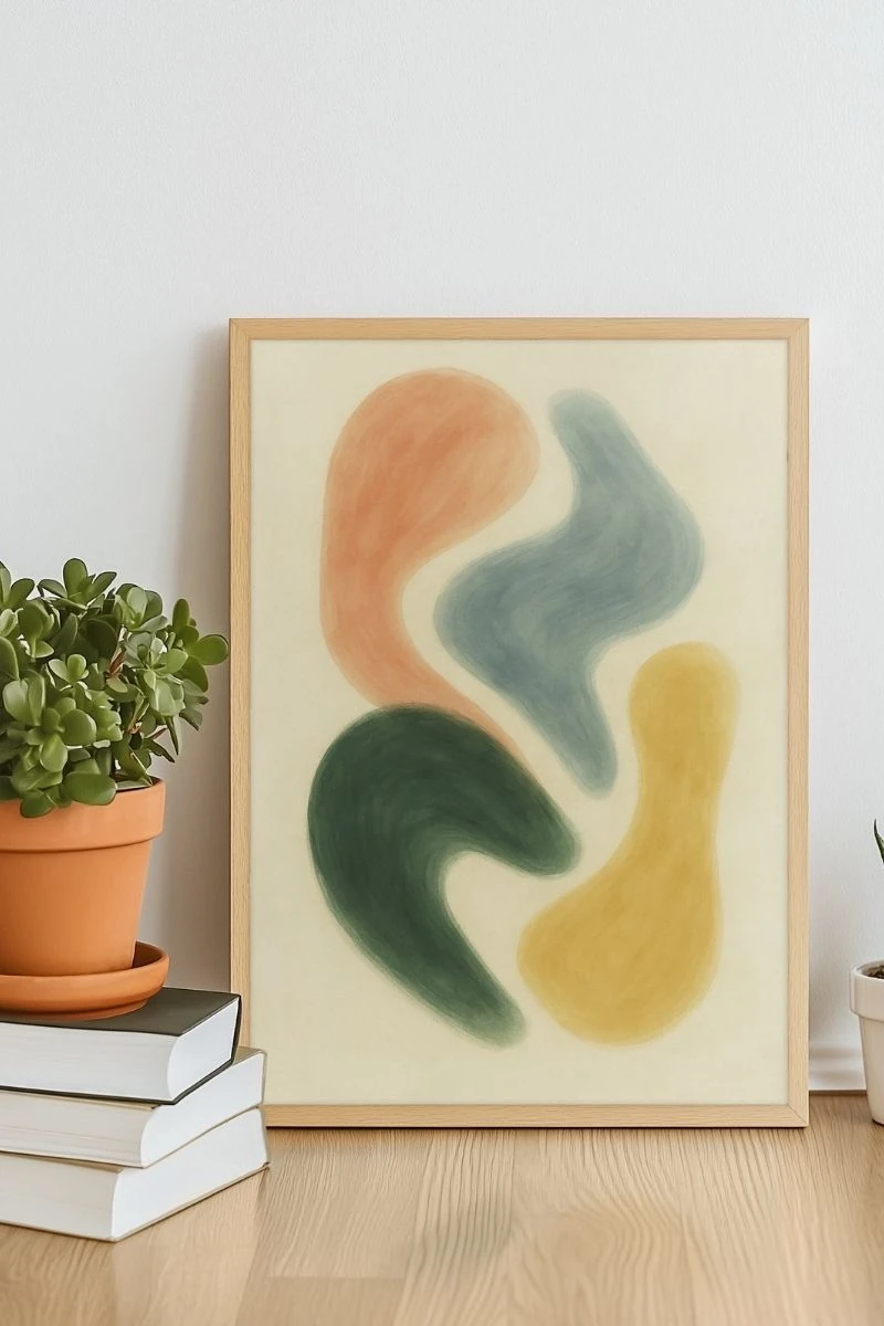 Soyut Koleksiyonu - Echo of Light - Art Print - Poster