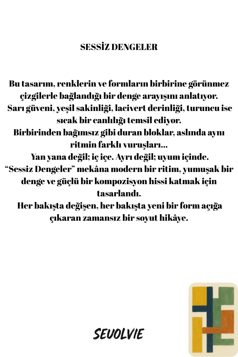 Soyut Koleksiyonu - Sessiz Dengeler - Art Print - Poster