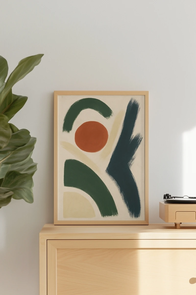 Soyut Koleksiyonu - Denge - Art Print - Poster