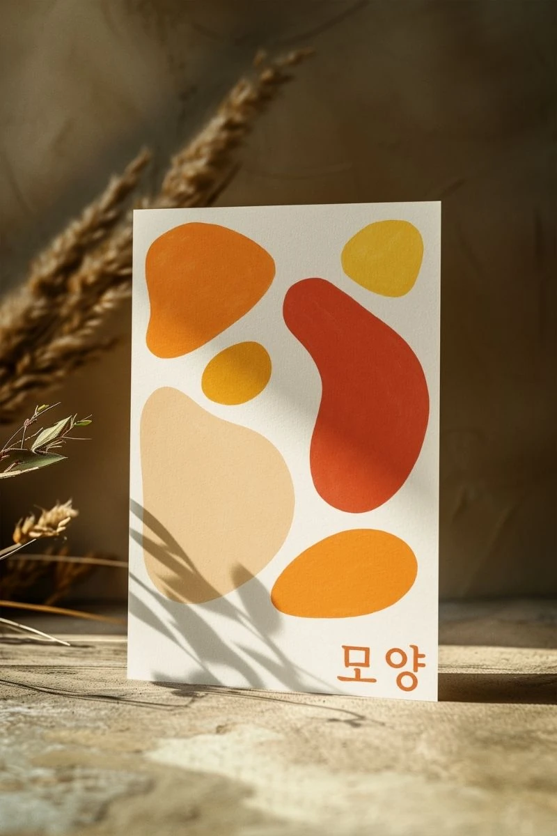 Renkli Anlar Koleksiyonu 생명 (Saeng-myeong) – Yaşam - Art Print - Poster