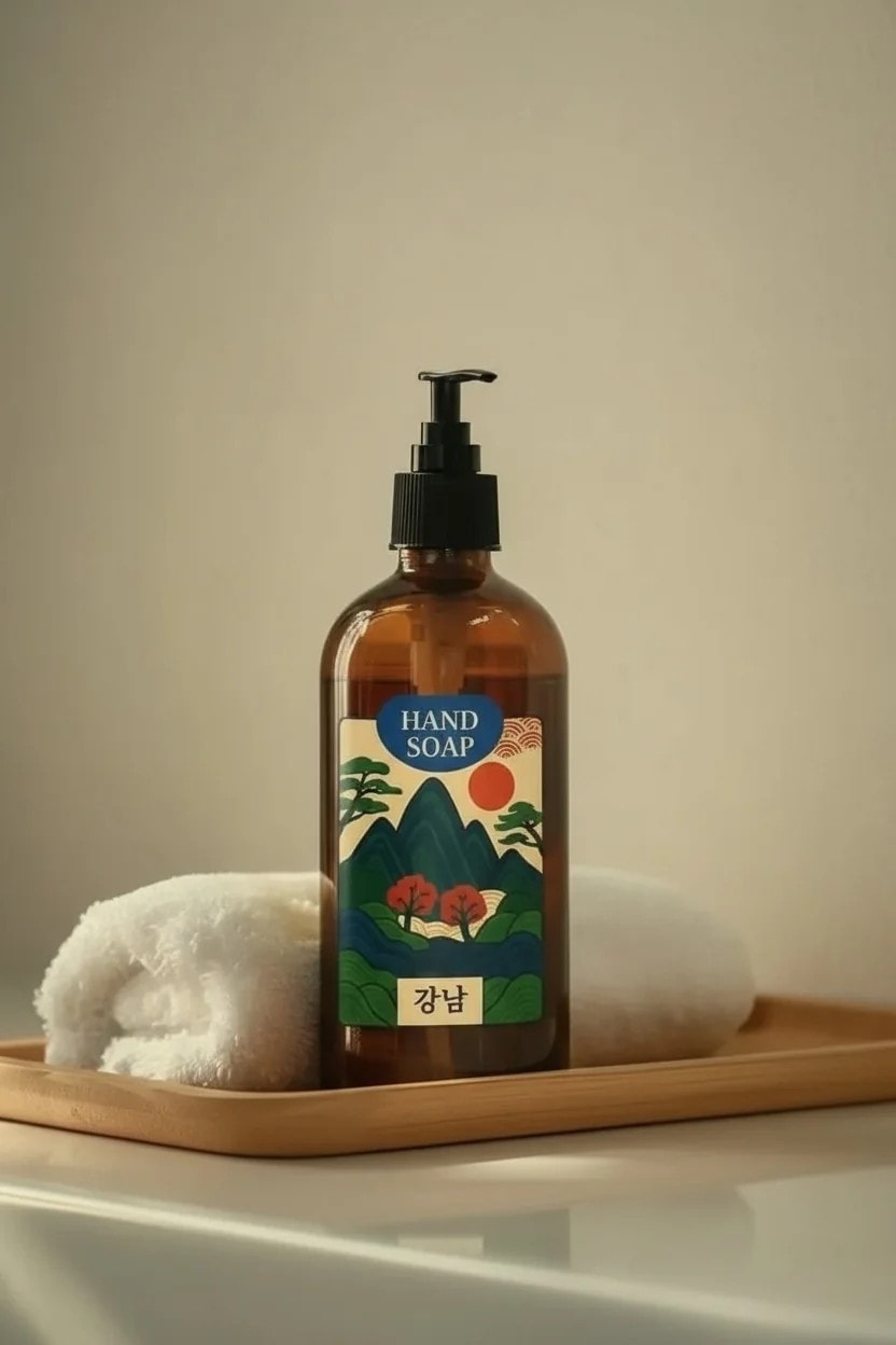 Seuolvie Amber Cam Şişe Sıvı Sabunluk 500 ml 