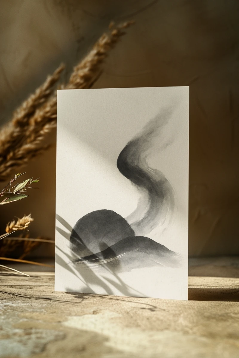 Soyut Koleksiyonu Zaman 흙 - Art Print - Poster