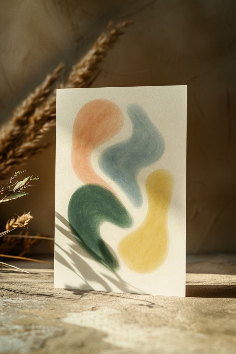 Soyut Koleksiyonu - Echo of Light - Art Print - Çerçevesiz Poster