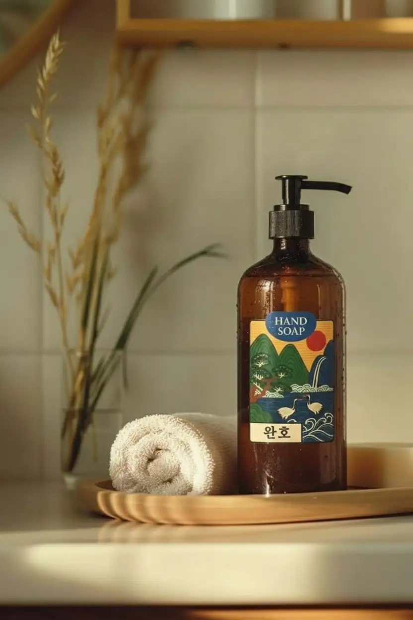 Seuolvie Amber Cam Şişe Sıvı Sabunluk 500 ml 