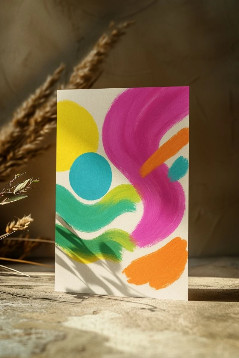 Renkli Anlar Koleksiyonu 색의 흐름 (Saek-ui Heureum) - Art Print - Poster