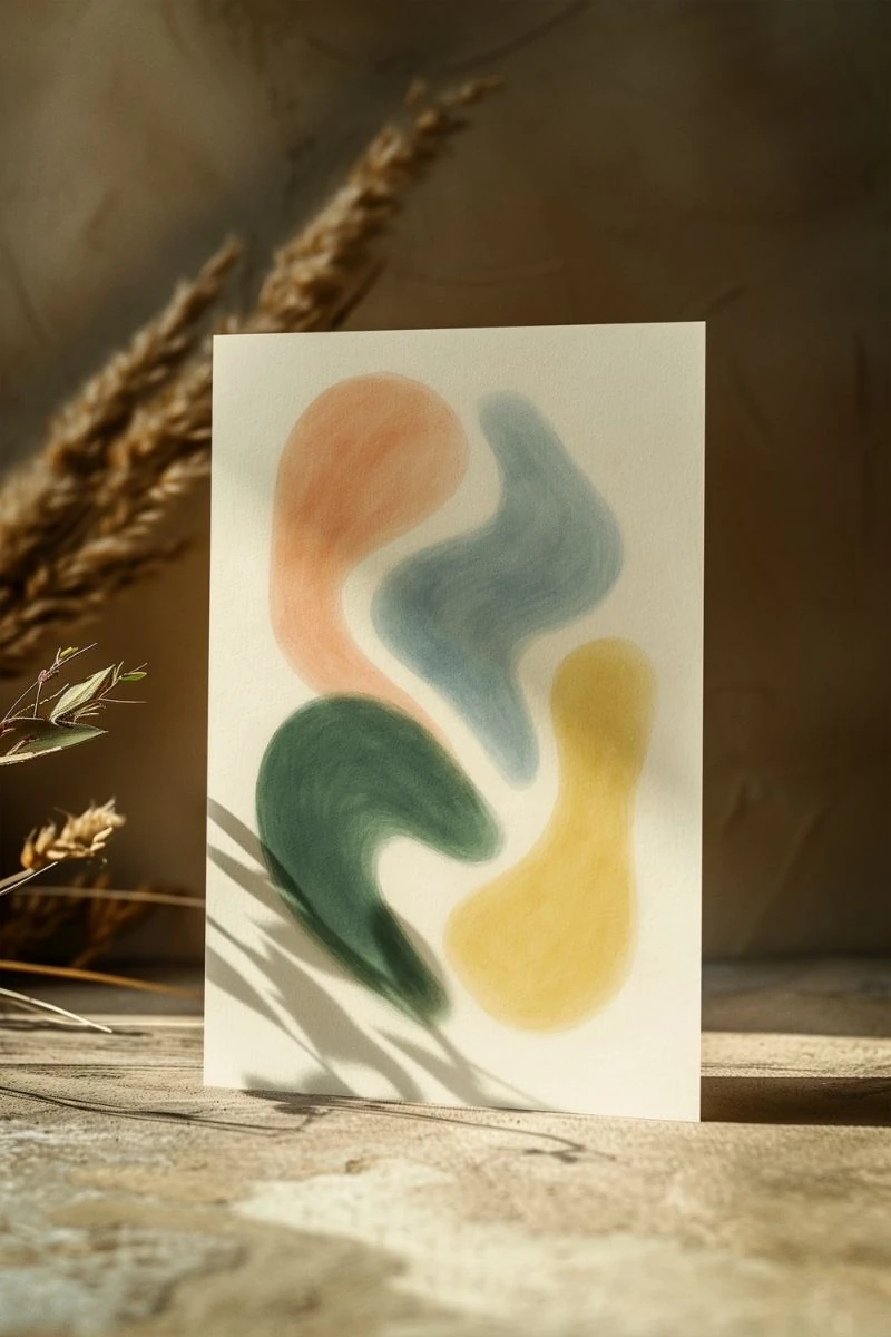 Soyut Koleksiyonu - Echo of Light - Art Print - Poster