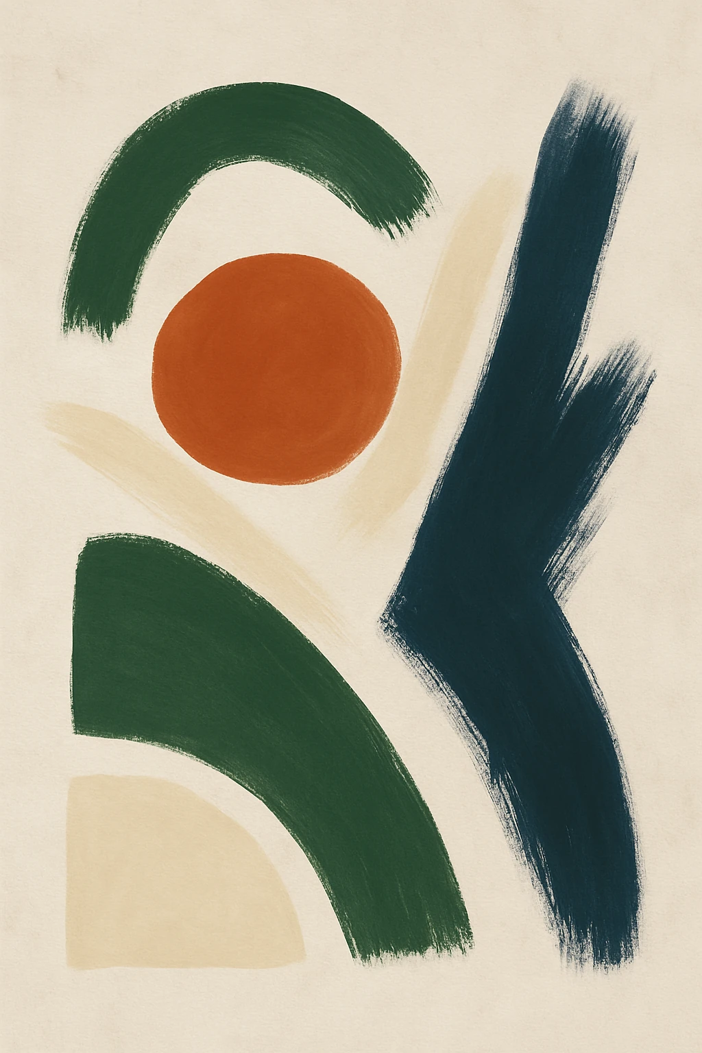 Soyut Koleksiyonu - Denge - Art Print - Poster