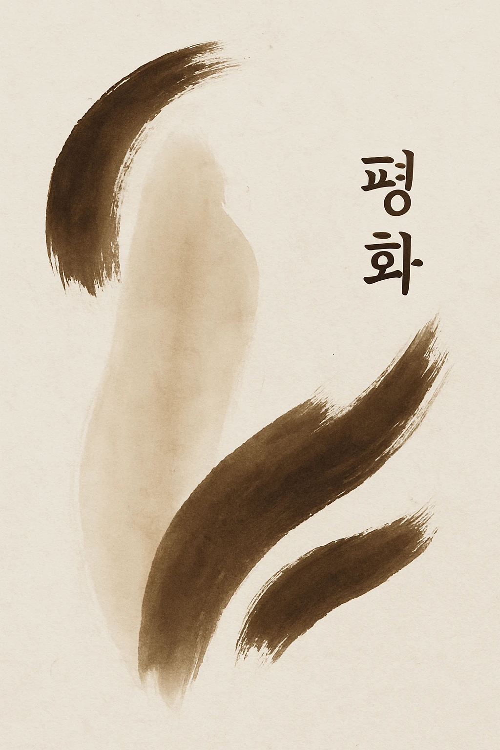 Soyut Koleksiyonu Sonsuzlukta İz – 흔적  - Art Print - Poster