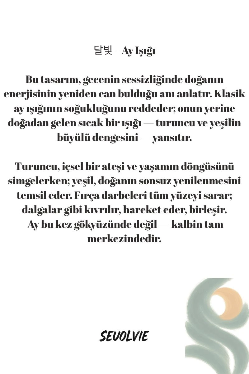 Soyut Koleksiyonu 달빛 – Ay Işığı - Art Print - Poster