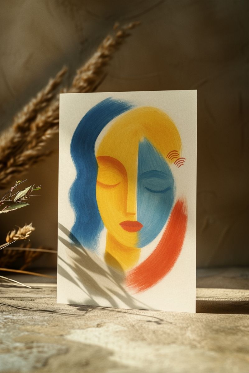 Modern Form Koleksiyonu Flow I – Akış I SK9 Art Print - Çerçevesiz Poster