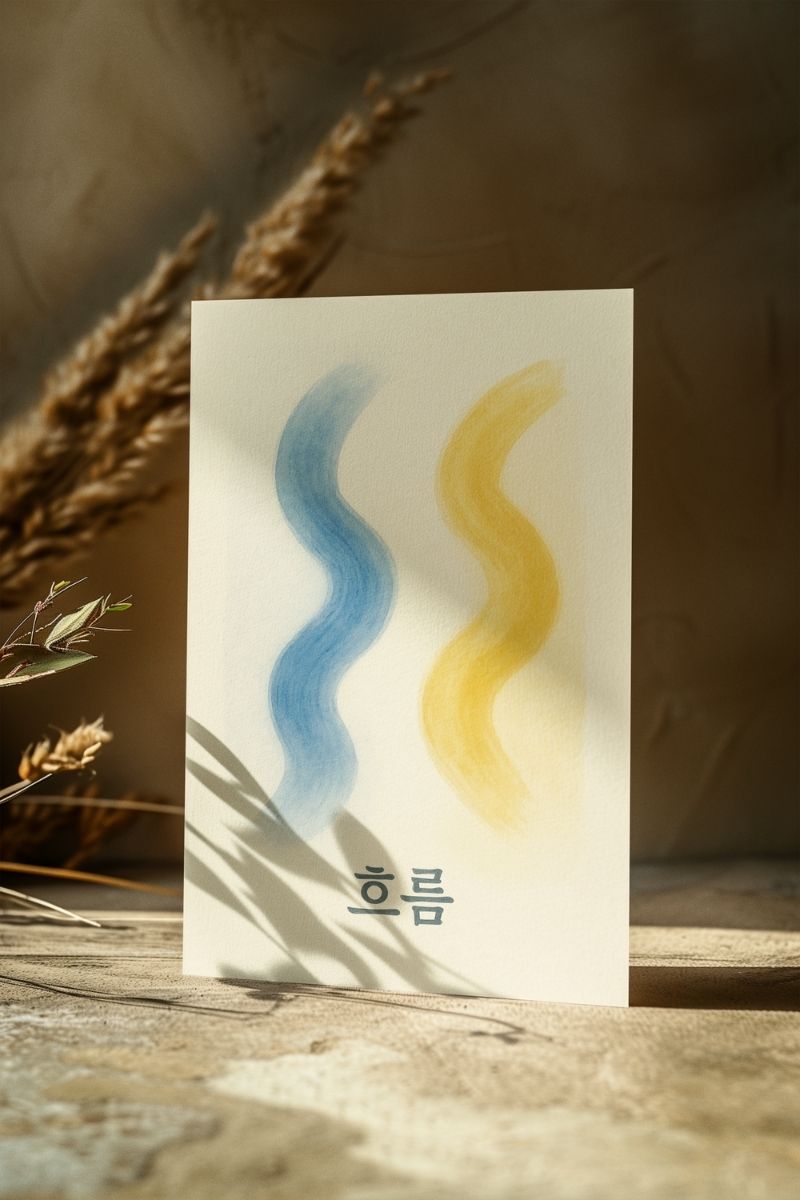 Zodiac Flow Burçlar Koleksiyonu 흐름 – İkizler (Gemini) - Art Print - Çerçevesiz Poster