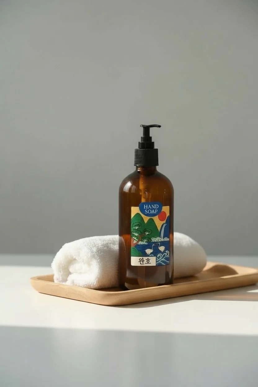 Seuolvie Amber Cam Şişe Sıvı Sabunluk 500 ml 