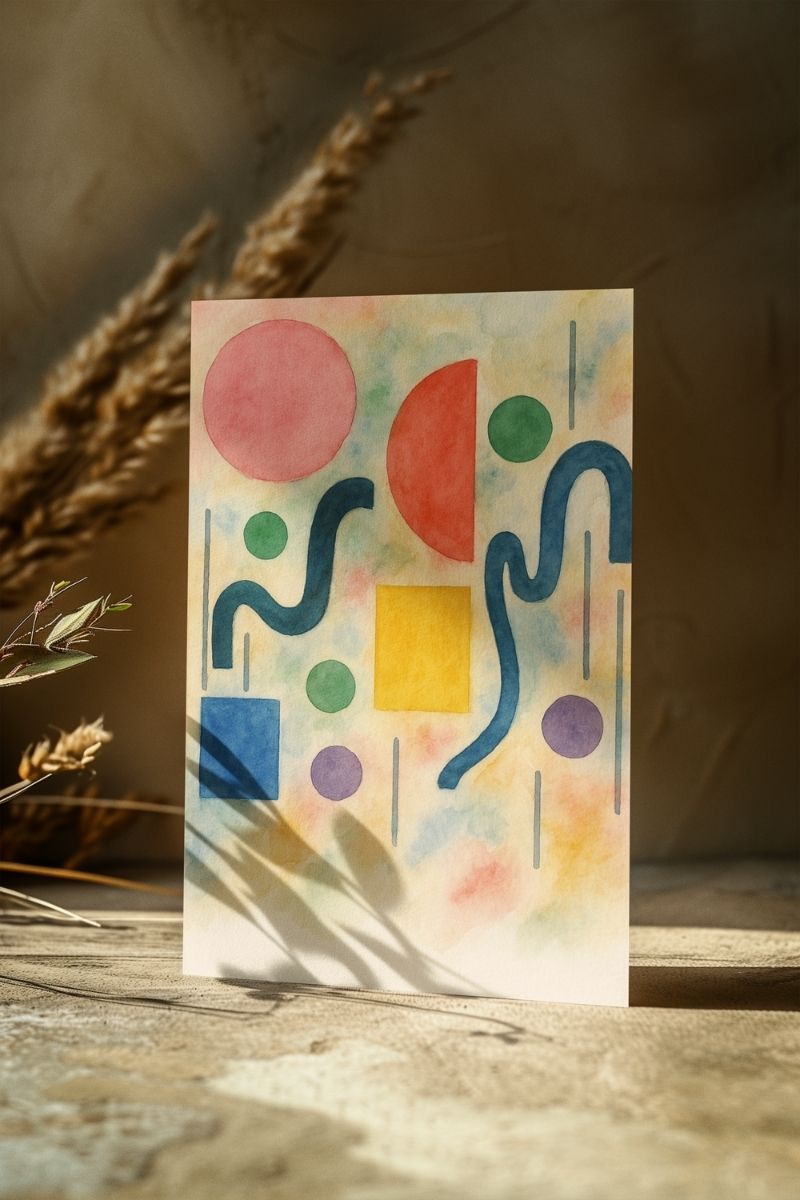 Renkli Anlar Koleksiyonu Düşünsel Renkler – 생각의 색 RA11 Art Print - Çerçevesiz Poster