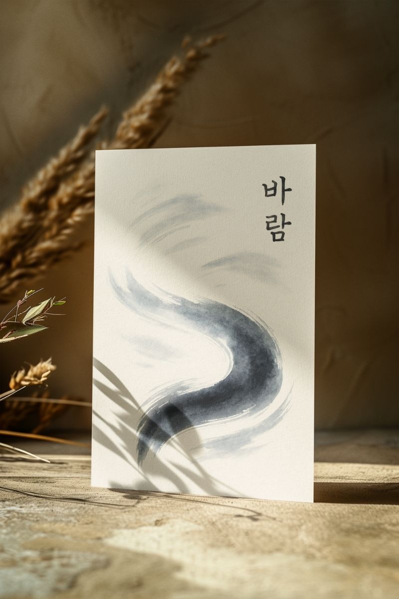 Soyut Koleksiyonu  고요 (goyo-sessizlik) SK6 Art Print - Çerçevesiz Poster