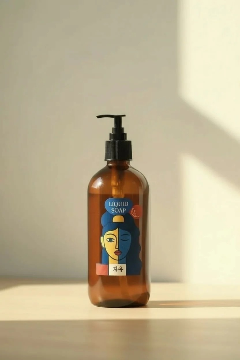 Seuolvie Amber Cam Şişe Sıvı Sabunluk 500 ml 