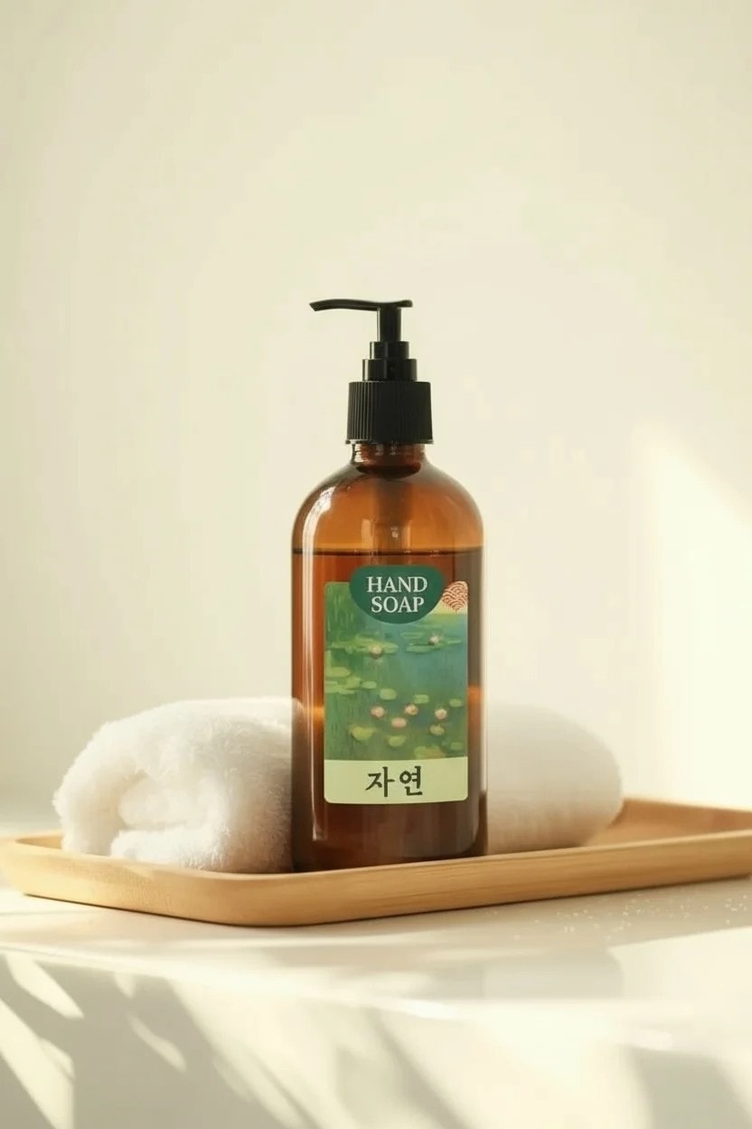 Seuolvie Amber Cam Şişe Sıvı Sabunluk 500 ml 