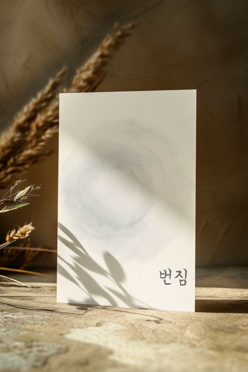 Sessiz Estetik Koleksiyonu 번짐 (Yayılma) SS6 Art Print - Çerçevesiz Poster