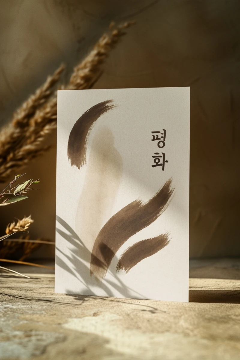 Soyut Koleksiyonu Sonsuzlukta İz – 흔적  - Art Print - Poster