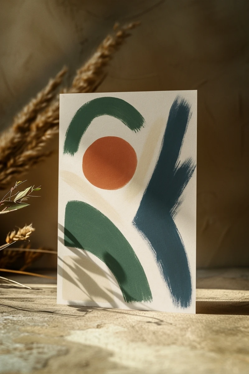 Soyut Koleksiyonu - Denge - Art Print - Poster