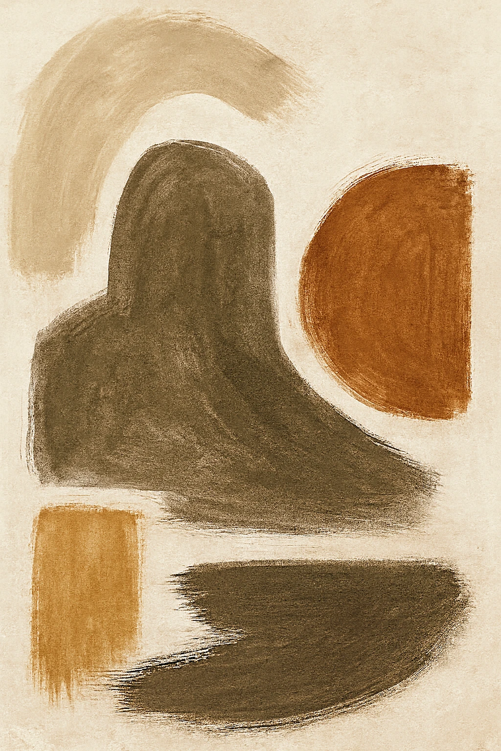 Soyut Koleksiyonu - Sessiz Geçiş - Art Print - Poster