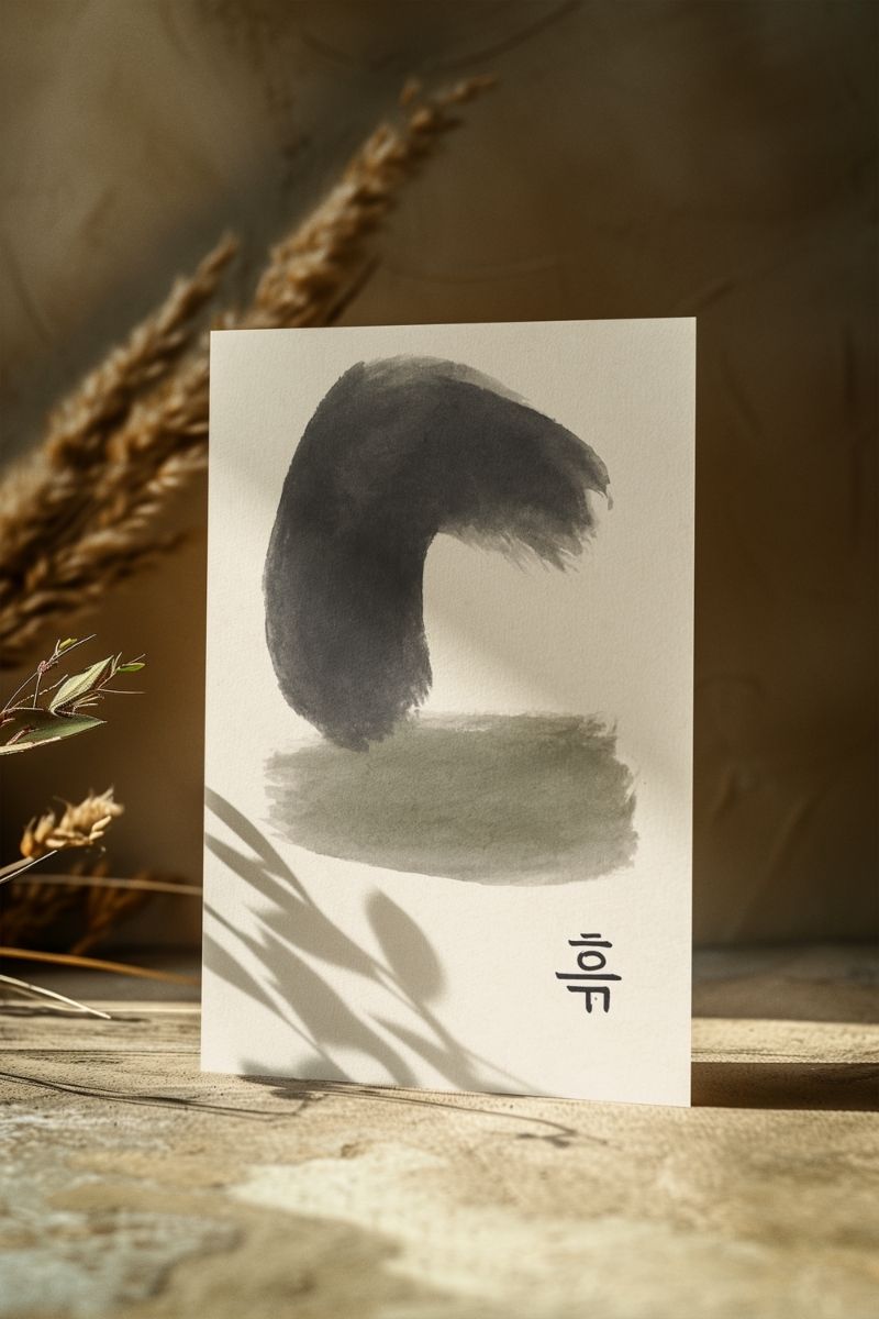 Soyut Koleksiyonu Toprak 흙 SK4 Art Print - Çerçevesiz Poster