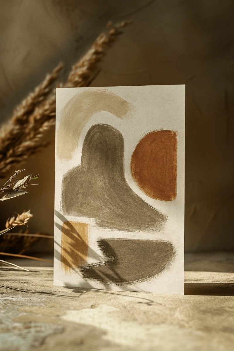 Soyut Koleksiyonu - Sessiz Geçiş - Art Print - Poster