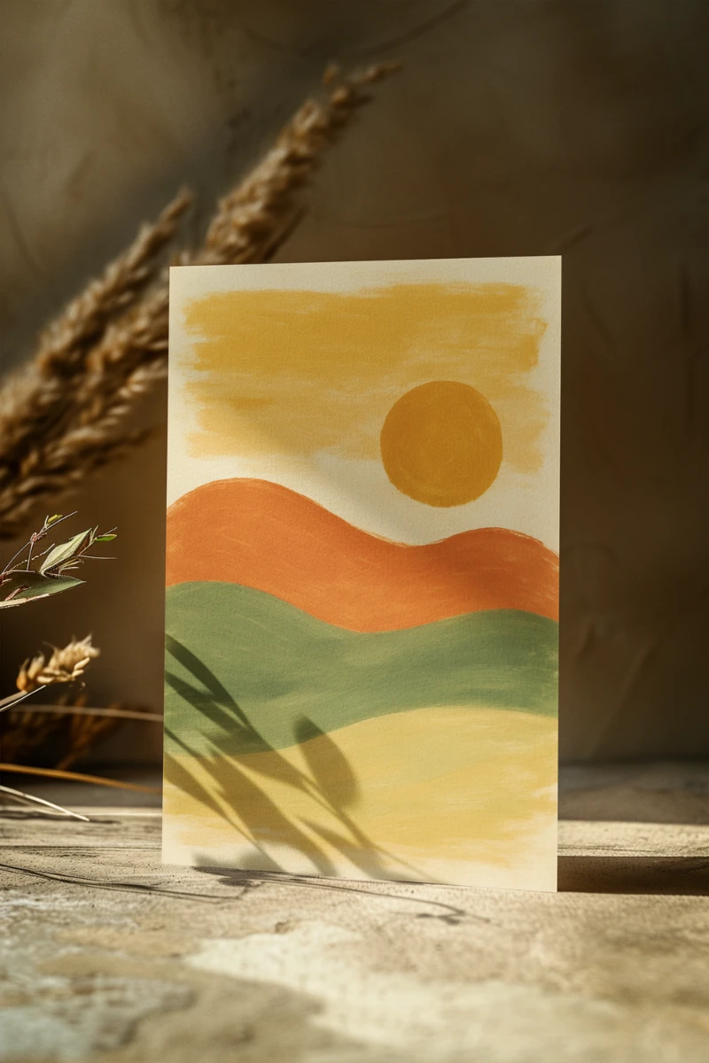 Soyut Koleksiyonu - Yumuşak Ufuk - Art Print - Poster