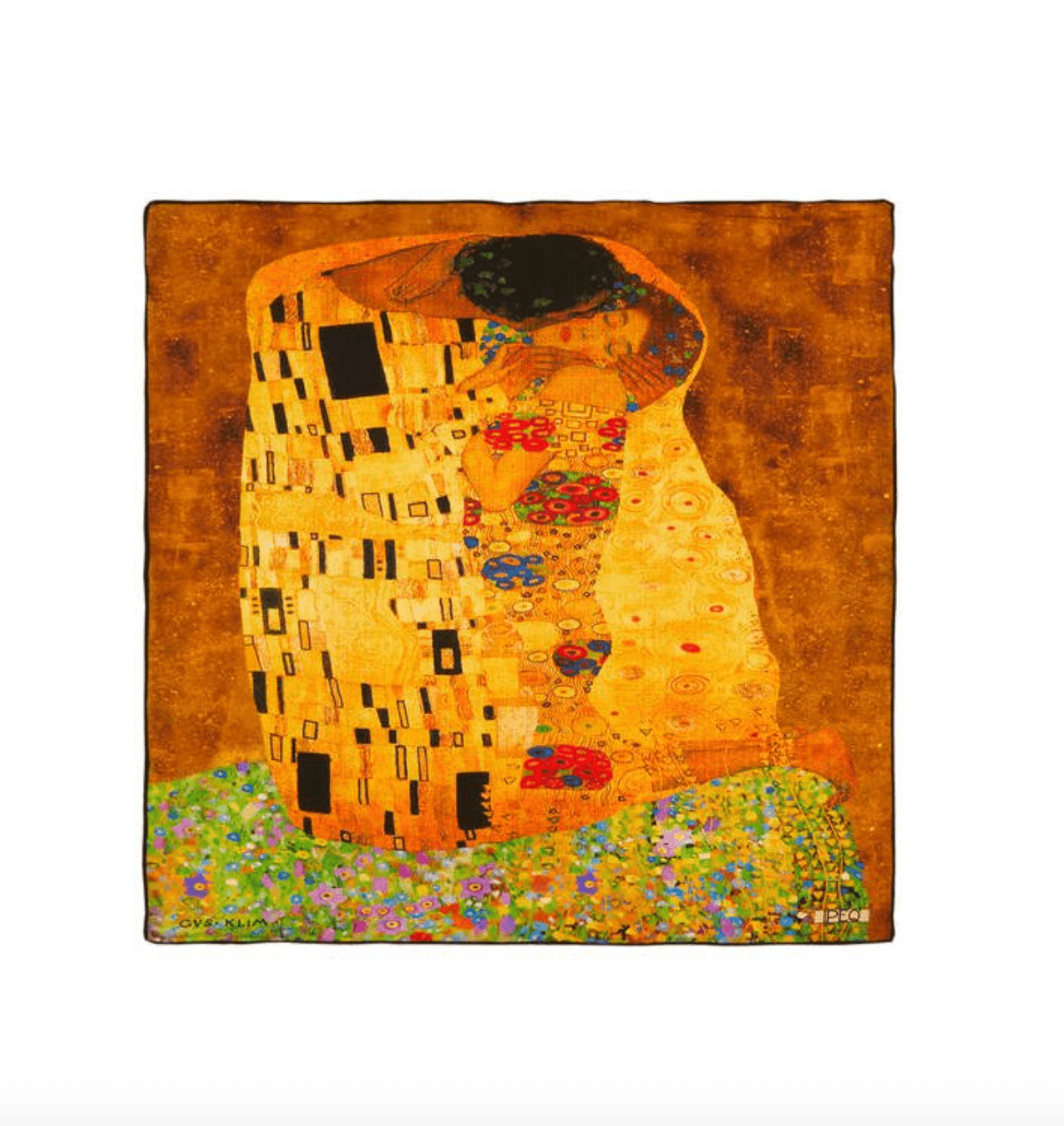 Yellow Pattern Sarı 55x55 %100 İpek Fular 