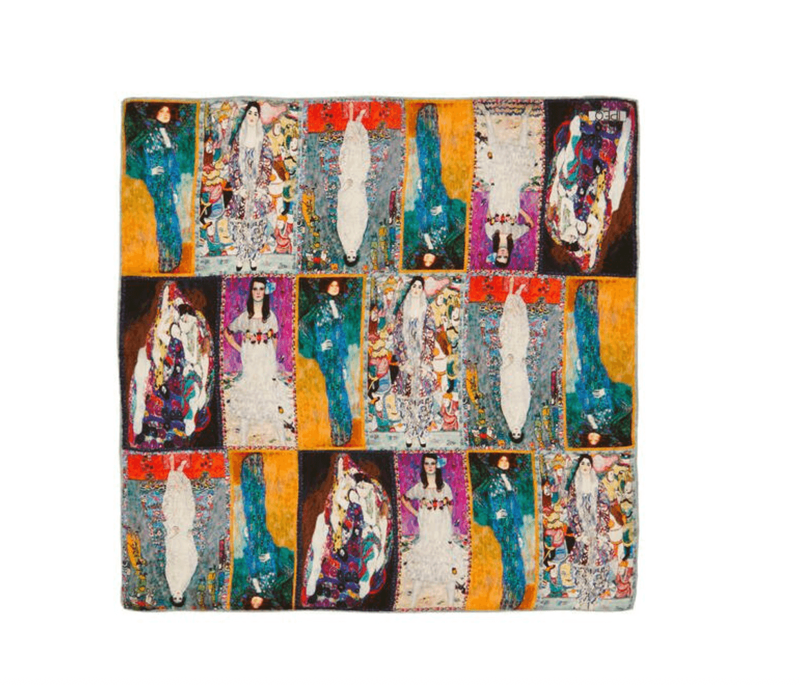 Mint W Çok Renkli 55x55 %100 İpek Fular