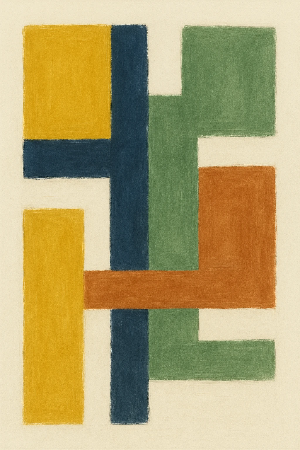 Soyut Koleksiyonu - Sessiz Dengeler - Art Print - Poster